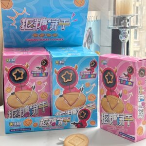 美佳园抠糖饼干儿童趣味抠图饼干独立包装挑战奖励游戏小零食批发