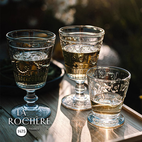 LaRochere法式复古玻璃高脚水杯
