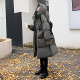 设计感小众白色羽绒服女冬2024年新款时尚高级感超好看中长款外套，女装羽绒服，浙宝205