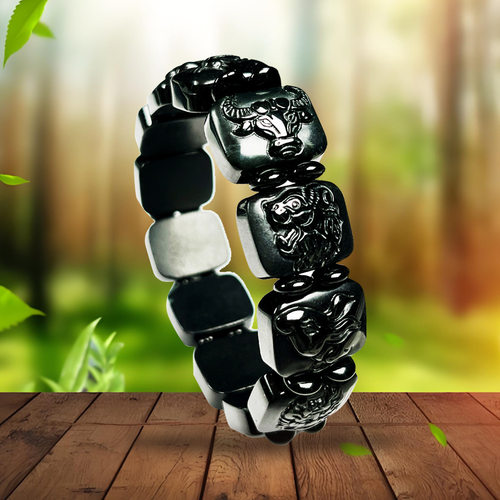 保真天然A货翡翠十二生肖手牌