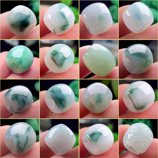 多款 A货翡翠路路通吊坠缅甸天然满绿转运珠挂件男女证书 自选正品