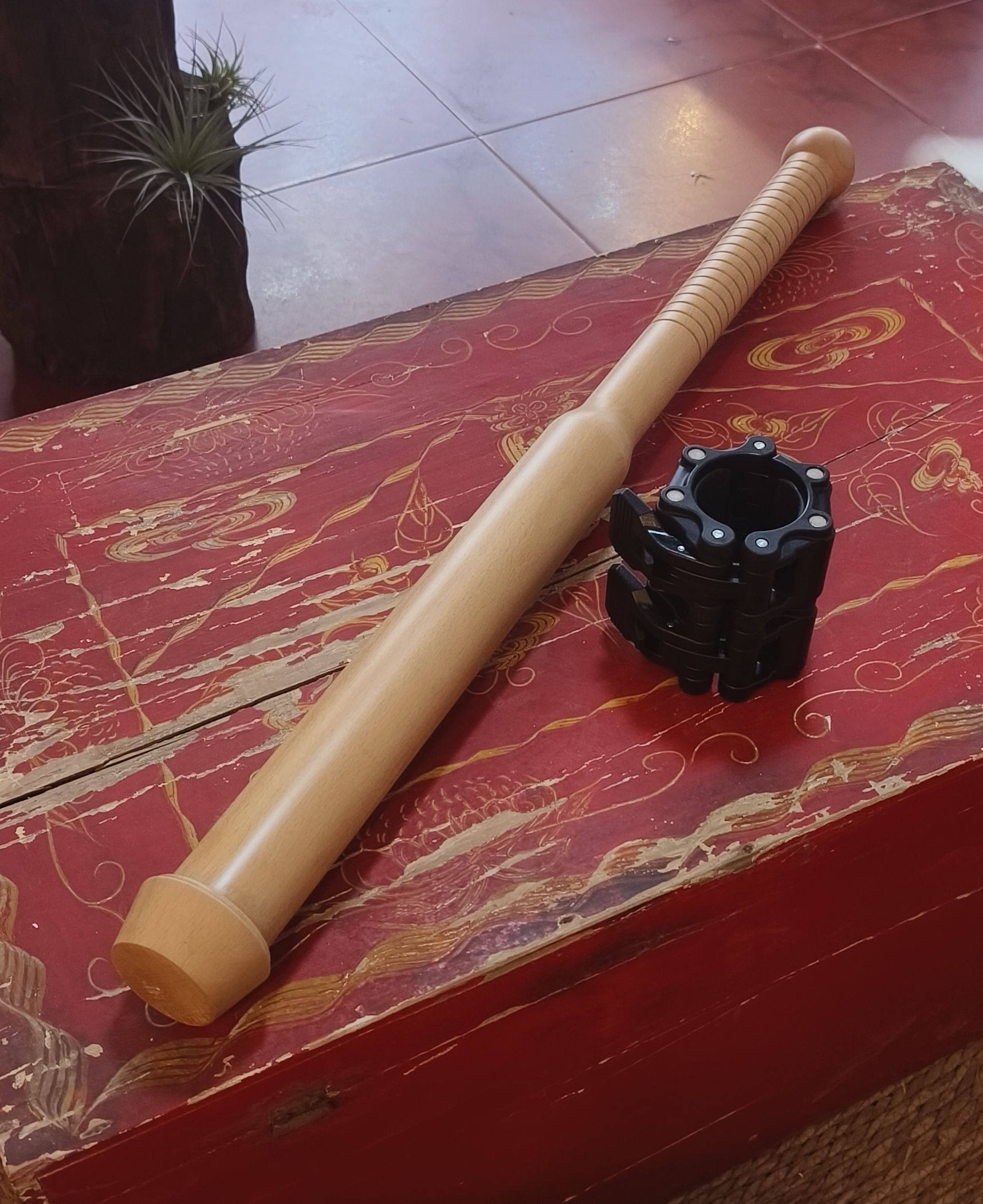 棒铃锤铃可调棒铃可调锤铃木质木制实木健身工具