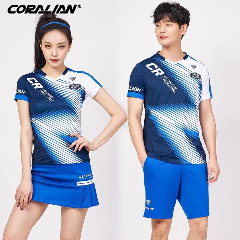 可莱安羽毛球服韩国透气速干短袖