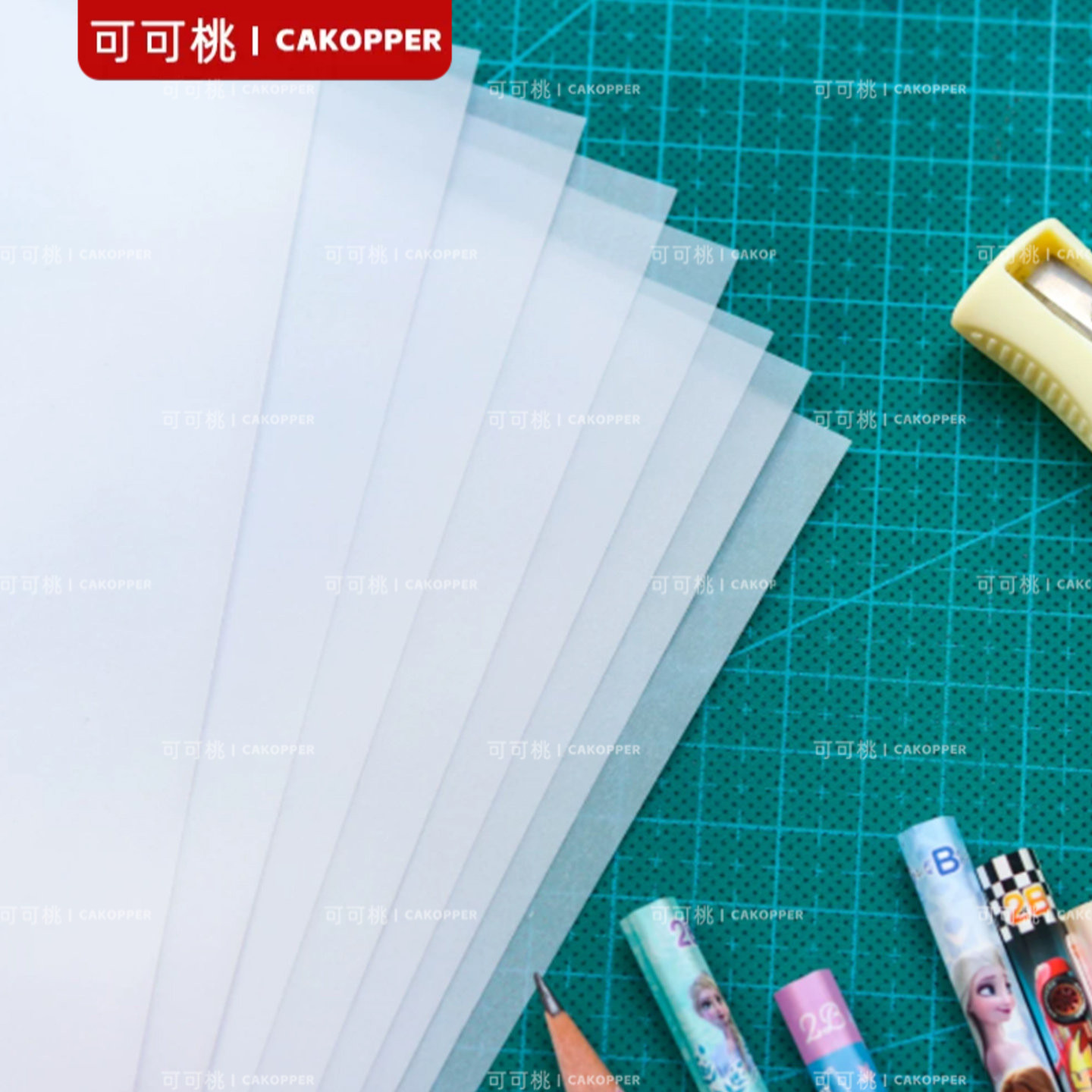 烘焙糖牌转印硫酸纸蛋糕手绘笔描图纸西点饼干图案临摹烘焙拷贝纸