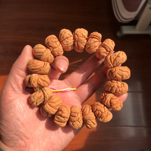 野生秦岭24mm霸王龙桃核手串26文玩把件精选矮桩大肚老树狮子头28