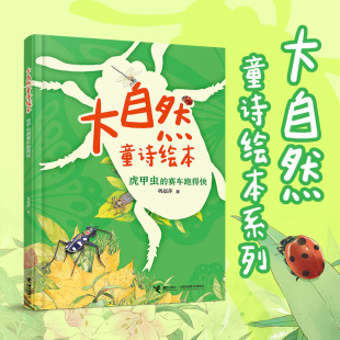 大自然童诗绘本 赛车跑得快 虎甲虫
