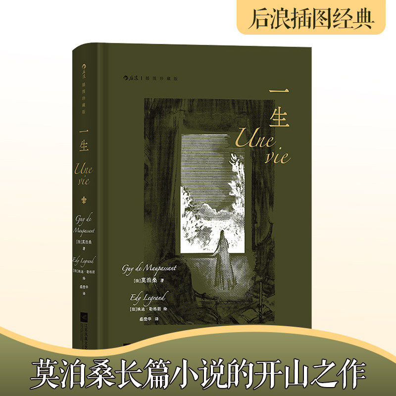当当网 一生 插图珍藏版 莫泊桑 名家名译名画 收录传世插画，精心打磨译本 涵盖所有女性人生中普遍的坎坷和幻灭 正版书籍 - 实物图