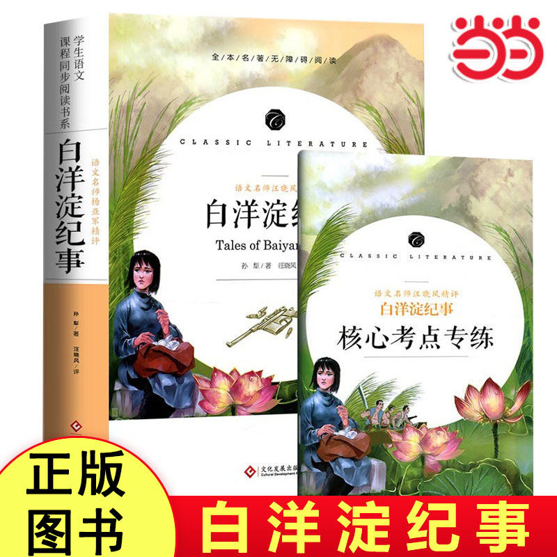 当当网正版书籍白洋淀纪事巴黎圣母院城南旧事小英雄雨来中小学生课外阅读书籍全本世界名著无障碍青少年儿童文学读物故事书