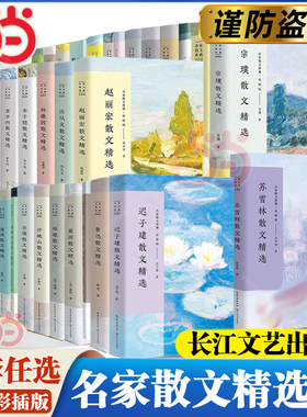 当当 名家散文精选集初中青少版 迟子建/丁立梅/史铁生/迟子建/林清玄/琦君/冰心/冯骥才/宗璞/余秋雨/汪曾祺/季羡林/毕淑敏作品集