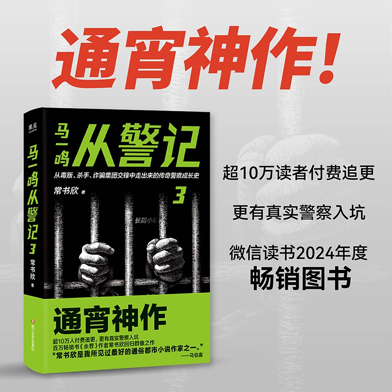 马一鸣从警记3（从毒贩、杀手、诈骗集团交锋中走出来的传奇警察成长史）