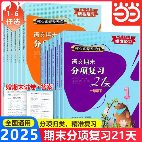 小学语文期末分项复习21天