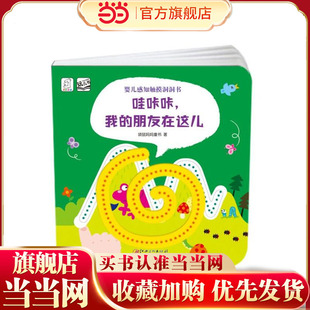 婴儿感知触摸洞洞书·哇咔咔,我的朋友在这儿
