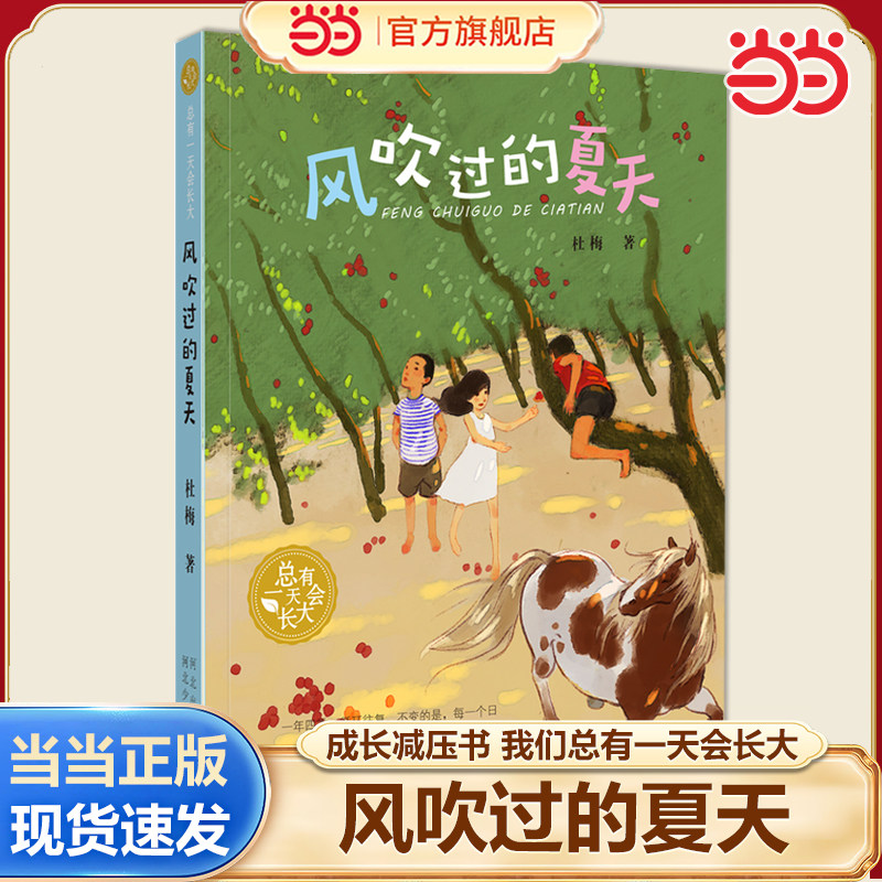 当当网正版童书风吹过的夏天总有一天会长大系列全套5册8-10-12岁小学生三四五六年级课外阅读推荐阅读儿童文学成长教育图画故事书