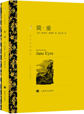 当当网 简·爱（译文名著精选） 夏·勃朗特  祝庆英 译 上海译文出版社 正版书籍