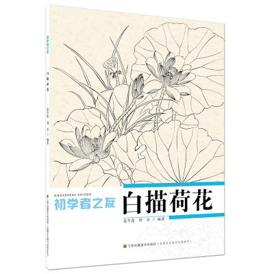 初学者之友-白描荷花