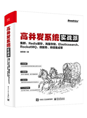 当当网 高并发系统实战派：集群、Redis缓存、海量存储、Elasticsearch、RocketMQ、微服务、持续集