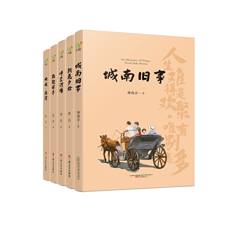 现代文学经典套装中小学阅读指导书系：城南旧事、朝花夕拾、呐喊彷徨、茶馆、骆驼祥子、呼兰河传