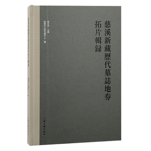 当当网 慈溪新藏历代墓志地券拓片辑录 厉祖浩 主编，慈溪市文物保护中心 编 历史其他文物考古 上海古籍出版社 正版书籍