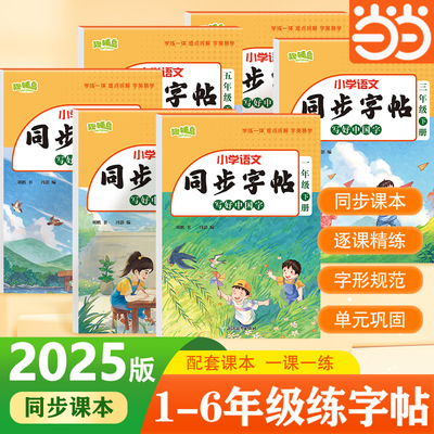 当当网正版 写好中国字人教版小学同步练字帖一二三四五六年级下册字帖带视频教材练字语文小学生专用正版每日一练字贴控笔训练