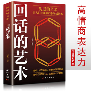 回话的艺术 高情商表达力 即兴演讲 提升口才训练与沟通技巧 提高说话技巧 语言艺术表达能力