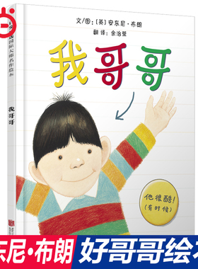 当当网正版童书 我哥哥 周洲推荐安东尼.布朗家庭系列绘本 0-1-2-3-4-6-7-8周岁幼儿启蒙认知图画书幼儿园宝宝老师推荐亲子共读