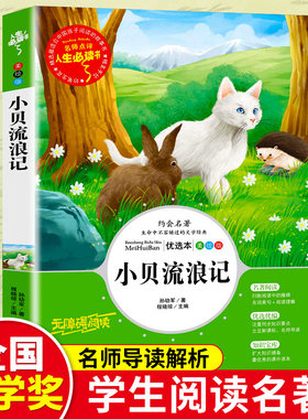 小贝流浪记/课外阅读青少版（无障碍阅读彩插本）名师点评 四色印刷 中小学课外阅读
