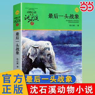 当当网正版童书 最后一头战象升级版动物小说大王沈石溪品藏书系7-9-10-12岁中国儿童文学品藏书系动物励志小说儿童故事课外图书籍