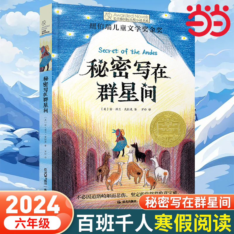 当当网正版童书 《秘密写在群星间 》（2024年百班千人寒假书单 六年级推荐阅读）