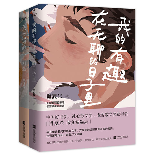 救赎系力量感散文集2册套装：我的有趣在无聊的日子里+在更热烈的风里相遇