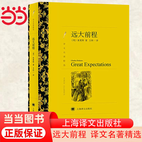 当当网 远大前程（译文名著精选，狄更斯作品，又译作孤星血泪） 狄更斯 上海译文出版社 正版书籍