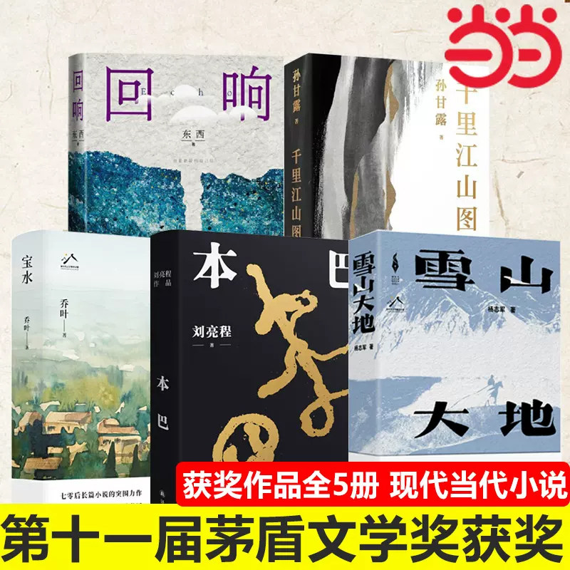 【任选】第十一届茅盾文学奖全套雪山大地回响本巴宝水千里江山图燕食记有生金色河流烟霞里远去的白马现当代文学长短篇小说书籍怎么看?
