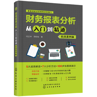 化学工业出版 书籍 社 实战案例版 何正坤 财务报表分析从入门到精通 正版 当当网