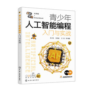 青少年人工智能编程入门与实战 人工智能入门 Kittenblock在线人工智能项目 未来板与人工智能 离线型人工智能 中小学信息技术书籍