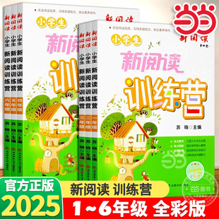 当当网2025版小学生新阅读训练营 一二三四五六年级小升初语文阅读理解专项训练升学总复习辅导阅读指导培优真题过关检测练习