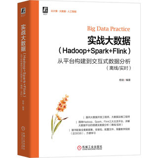 当当网 实战大数据(Hadoop+Spark+Flink) 从平台构建到交互式数据分析(离线/实时) 正版书籍  机械工业出版社