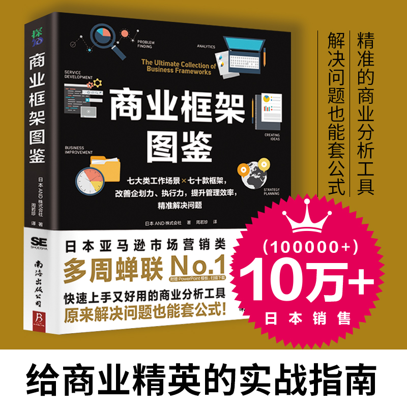 当当 商业框架图鉴 解决问题的商业框架图鉴七大类工作场景70款框架改善企画提案执行力解决问题的商业框架随行本商业教程书籍采实