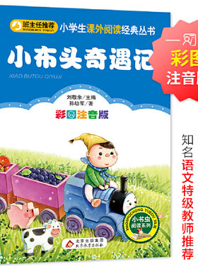 新旧版本随机发货 小布头奇遇记（彩图注音版）小学生课外阅读经典  一二年级小学生课外阅读经典丛书 小书虫阅读系列
