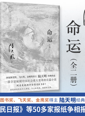 命运（全二册）国家图书奖、飞天奖、金鹰奖得主陆天明经典作品 官场反腐小说
