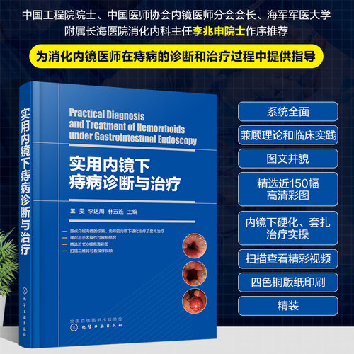 实用内镜下痔病诊断与治疗 王雯 痔疮微创手术治疗 痔病临床表现诊断 附操作视频 附有痔病主要诊疗指南 消化内镜医师阅读参考