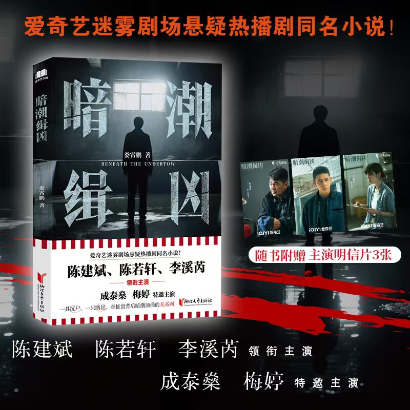 当当网【附赠主演明信片3张】暗潮缉凶 陈建斌陈若轩李溪芮领衔主演同名电视剧原著小说 迷雾剧场同名热播剧悬疑惊悚犯罪破案小时