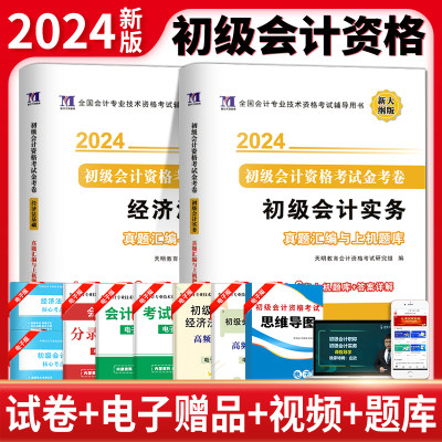 2024初级会计资格考试金考卷（2册套装）：初级会计实务+经济法基础