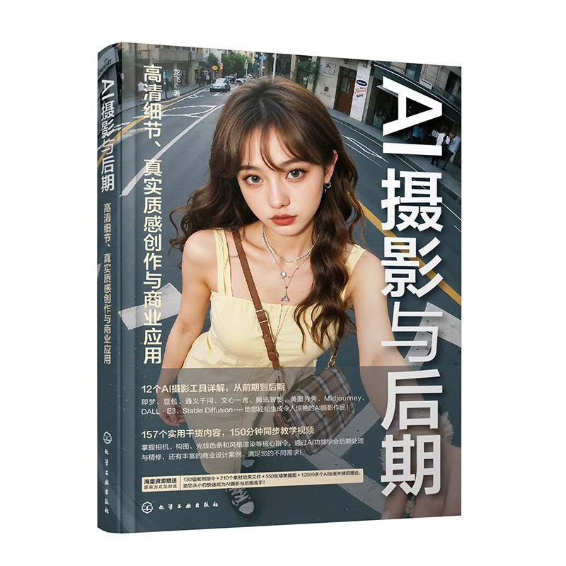 AI摄影与后期 高清细节 真实质感创作与商业应用 剪映豆包Midjourney StableDiffusion等多平台生成AI摄影作品 AI摄影AI绘画AI创作图片