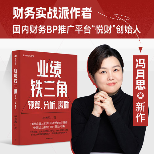 当当网 业绩铁三角 财务BP丛书 冯月思著张新民 钱自严 李祖滨 郑毓煌 李利威等推荐 打通企业从战略到激励的全链路 中信正版