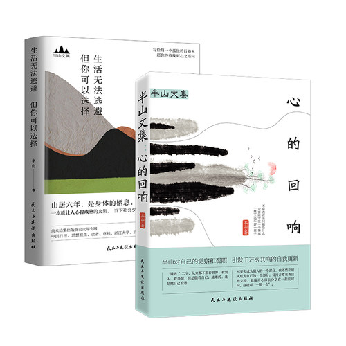 当当网 畅销套装-向山而行：一个成功广告人的心智成熟之旅（全2册）：生活无法逃避，但 半山 民主与建设出版社 正版书籍
