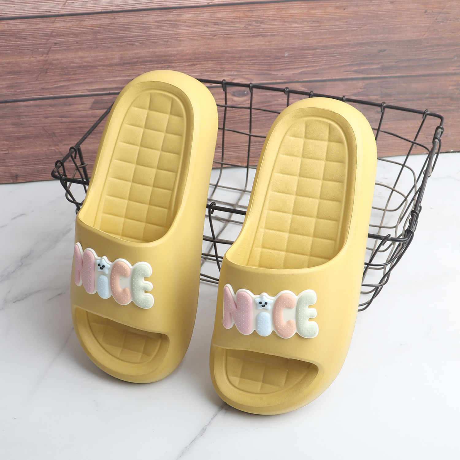 女时尚外穿韩版字母EVA踩屎感防滑一字拖轻便高弹居家浴室凉拖鞋,女鞋,一字拖,淘宝优惠券,粉丝福利购,淘宝优惠卷