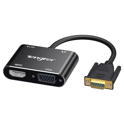 vga转hdmi+vga镀金接口保用十年