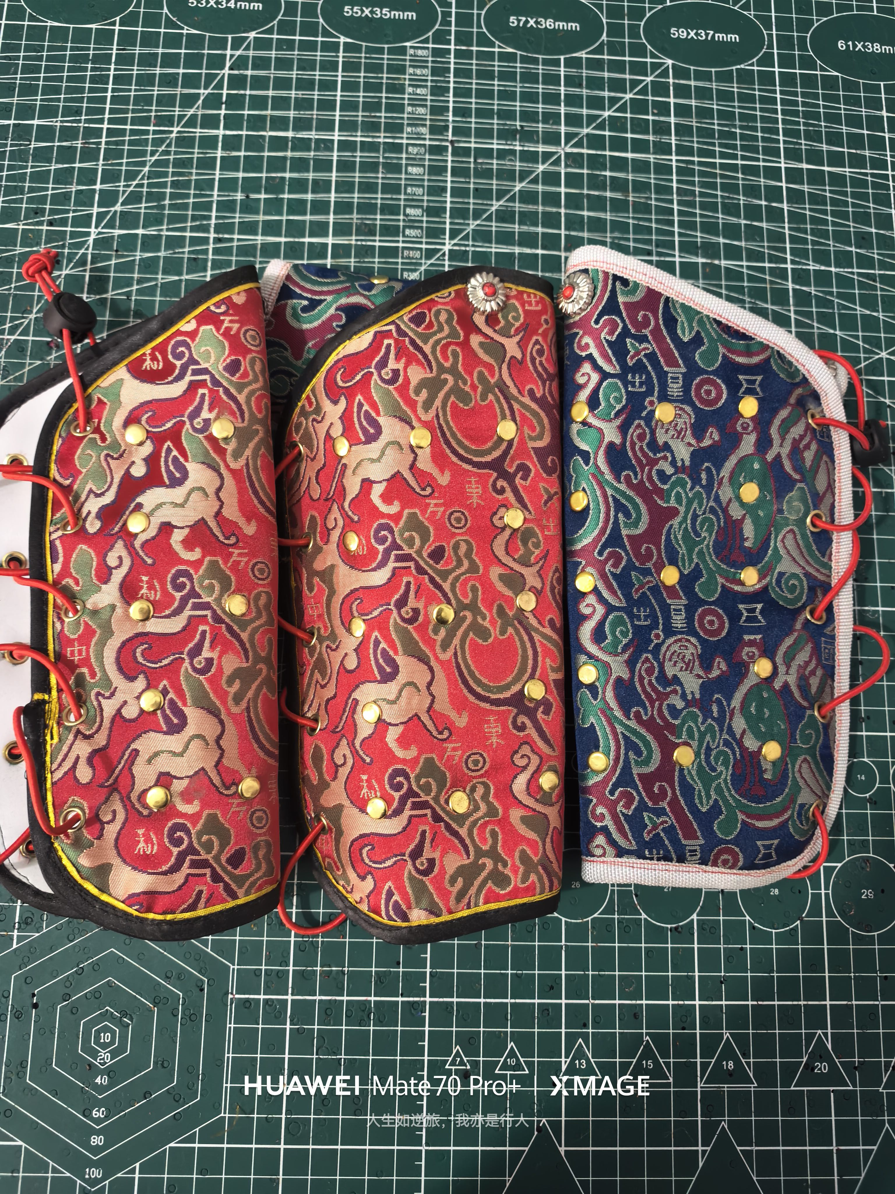 全新护腕护臂制作搭配汉服盔甲甲胄护腕飞鱼服护腕国风汉服护臂图片