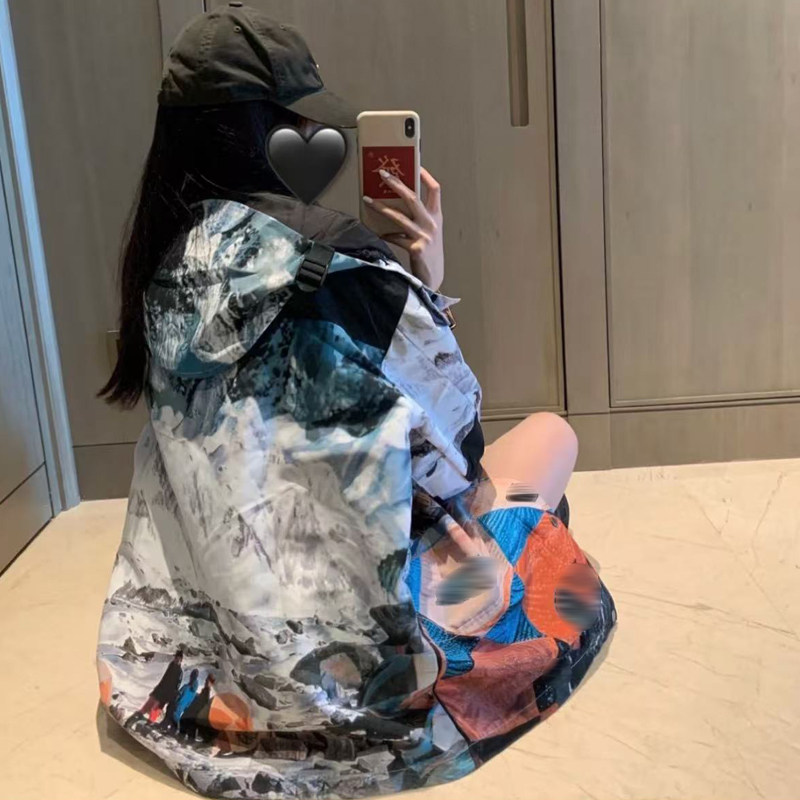 雪山基地营冲锋衣男女同款滑雪服