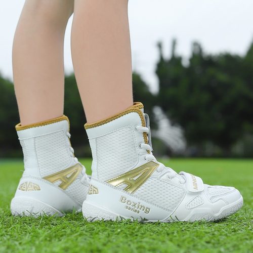 防滑耐磨拳击鞋60天维修保护脚踝