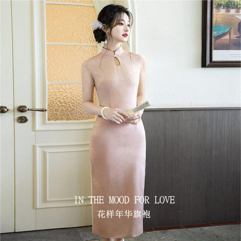 粉色新中式订婚礼服44